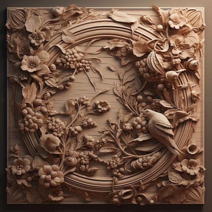 Patterns and decorations (stl page 3, PATTERN_1487) 3D models for cnc